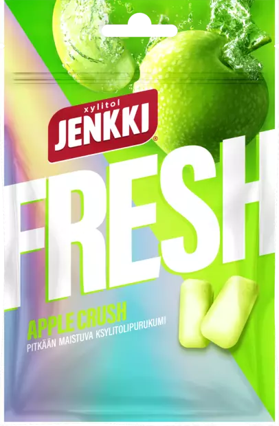 Jenkki Fresh Apple Crush 35g - Purukumit - 6420256912683 - 1