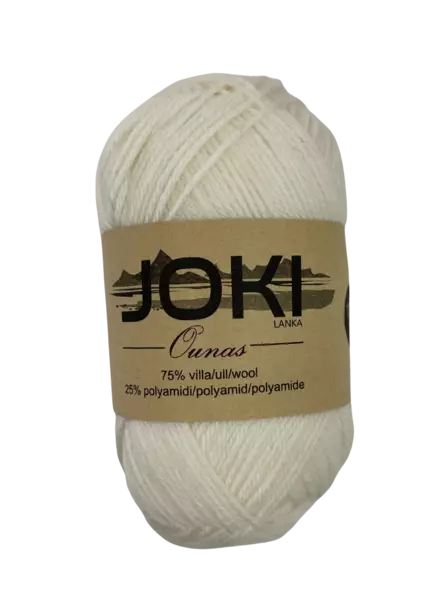 Joki Ounas 100G luonnonvalkoinen - Langat - 6438159364423 - 1