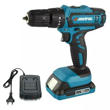 Jonköping® Akkuporakone 18V Li-ion+ Akku 2Ah ja pikalaturi - Porakoneet - 6438168113333 - 1