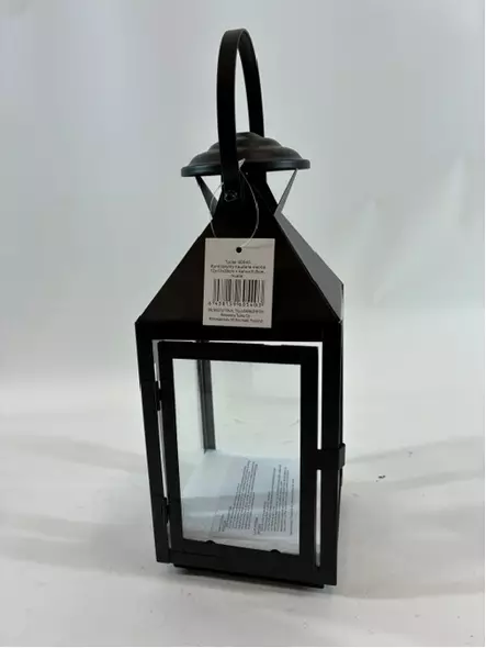 Lyhty ristillä 28cm matta - Hautalyhdyt - 6438159605403 - 1