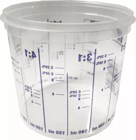 Mipa maalin mittamuki 0,385L - Sekoitusastiat ja rakennuspaljut - 4016176205503 - 1