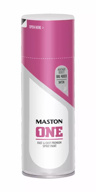 Maston ONE satiini pinkki 400ml - Maalit - 6412490033583 - 2