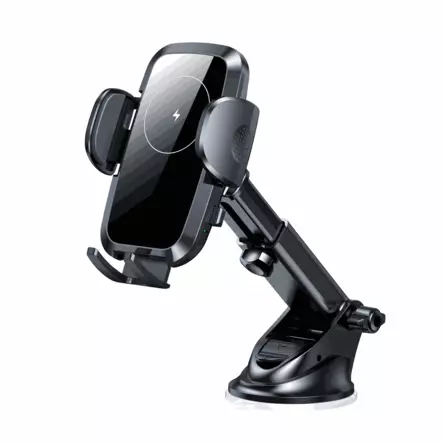 Mobia autoteline imukuppikiinnityksellä, langaton lataus, 15w - Puhelintarvikkeet ja laturit - 6430076523723 - 1