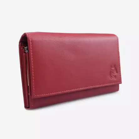 Nahkalompakko punainen RFID - Lompakot ja kukkarot - 6430011144303 - 1