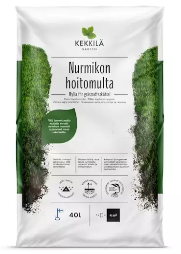 Nurmikon hoitomulta 40l Kekkilä - Mullat ja turpeet - 6433000200783 - 1