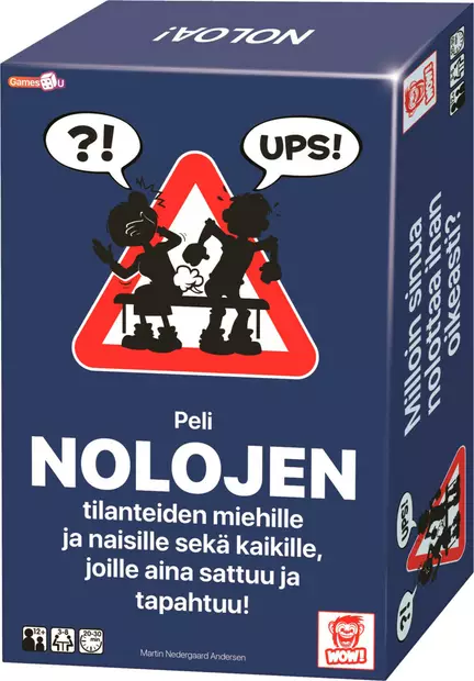 Peli nolojen tilanteiden miehille ja naisille sekä kaikille, joille aina sattuu ja tapahtuu! - Lautapelit ja seurapelit - 7350077662483 - 1