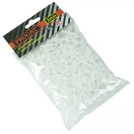 Procat Laattaristi 250 kpl / pss - 2 mm - Muuraus-ja laatoitustarvikkeet - 6420610198173 - 1