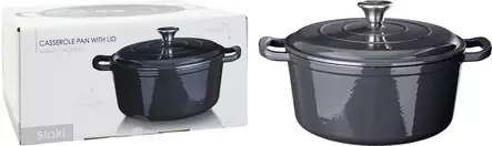 Rautapata 26cm harmaa - Kattilat,kasarit ja padat - 8721037762403 - 1