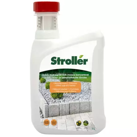 Rikka- ja sammalhävite Stroller Quick 100% Natural tiiviste 1l - Tuhoeläinten ja rikkakasvien torjunta - 3664715065913 - 1