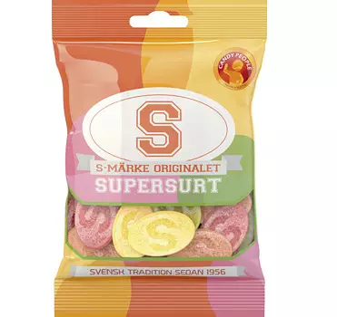 S-Märke Kirpeä Hedelmälätkä 80g - Karkit - 7350039457553 - 1