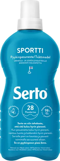 Serto Sportti pyykinpesuneste 750ml - Pyykinpesu- ja huuhteluaineet - 6417964578423 - 1