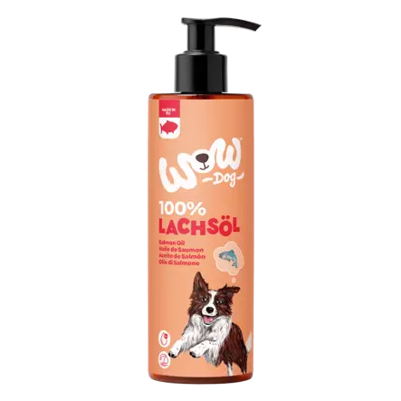 Wow Dog Lohiöljy 250ml - Koiran märkäruoat - 9120134042743 - 1
