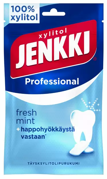 Xylitol JENKKI Prof. fresh mint 90g - Purukumit - 6420256011263 - 1