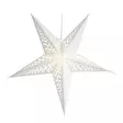 Pallas paperitähti 52 cm valkoinen - Joulukoristeet - 6435200298263 - 1