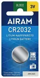 Airam litiumparisto CR2032 3V - Nappiparistot - 6435200138163 - 1