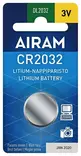 Airam litiumparisto CR2032 3V - Nappiparistot - 6435200138163 - 1