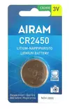 Airam litiumparisto cr2450 3v 1/bl - Nappiparistot - 6435200230843 - 1