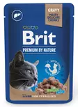 Brit Premium by Nature Maksaa kastikkeessa steriloiduille kissoille 100 g - Kissan märkäruoat - 8595602548453 - 1