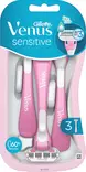 Gillette Venus varsiterä 3kpl Sensitive - Partahöylät ja -terät - 7702018491513 - 1