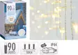 Jääpuikko led 90 lämmin valkoinen IP44 - Jouluvalot - 8719202259483 - 2