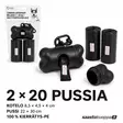 Koirankakkapussi 2x20kpl +säilytyskotelo - Koiran tarvikkeet - 6438159897693 - 1