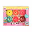 Leikkiruoat donitsit 6kpl - Kotileikit ja roolileikit - 6410416154343 - 1