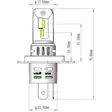 M-Tech LED Pro Smart H4 2kpl - Led ajovalot ja polttimot - 5901508556363 - 3