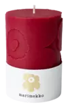 Marimekko unikko pöytäkynttilä 6,5x10 - Pöytäkynttilät - 6411635009773 - 1