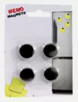 Memo magneetit ruostumaton teräs 4kpl - Magneetit - 8720573913553 - 1
