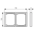 Peitelevy Impressivo 2-OS 100mm valk - Pistorasiat - 6418677333323 - 2