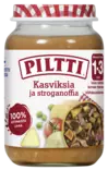 Piltti Kasviksia ja stroganoffia 190g - Lasten ruoka ja juoma - 6417900848603 - 1