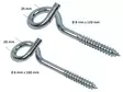 Saparokoukku 537/6x100mm sinkitty 2kpl - Koukut ja naulakot - 6414672011303 - 3