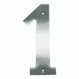 Talonumero 1 150 mattakromi - Kyltit, opasteet ja numerot - 6414675110263 - 1