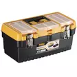 Työkalupakki 16" PRO must/kelt. - Työkalupakit, hyllyt ja säilytys - 8697444385033 - 1