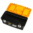 Työkalupakki 16" PRO must/kelt. - Työkalupakit, hyllyt ja säilytys - 8697444385033 - 2