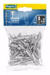 Vetoniitti rapid 4.8X16mm 100kpl/pss alu - Niitit ja hakaset - 4051661013423 - 1