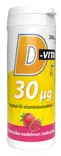 Vitabalans D-Vita 30ug 200 tabl mansikka - Vitamiinit ja mineraalit - 6410530034743 - 1