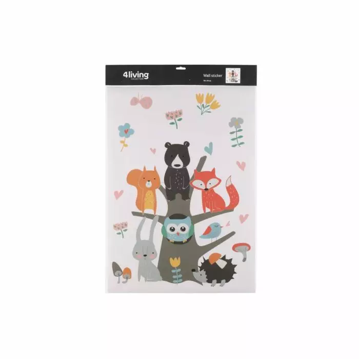 4Living sisustustarra metsäneläimet - Taulut ja kehykset - 6410416482873 - 1