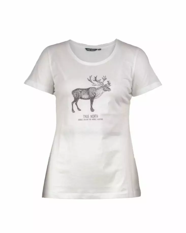 True North t-paita white S/36 - Naisten paidat ja puserot - 7312590724963 - 1