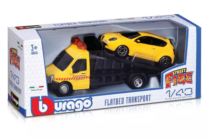 BBURAGO AUTONKULJETUSAUTO - Leikkiautot ja kauko-ohjattavat autot - 4893993314003 - 1