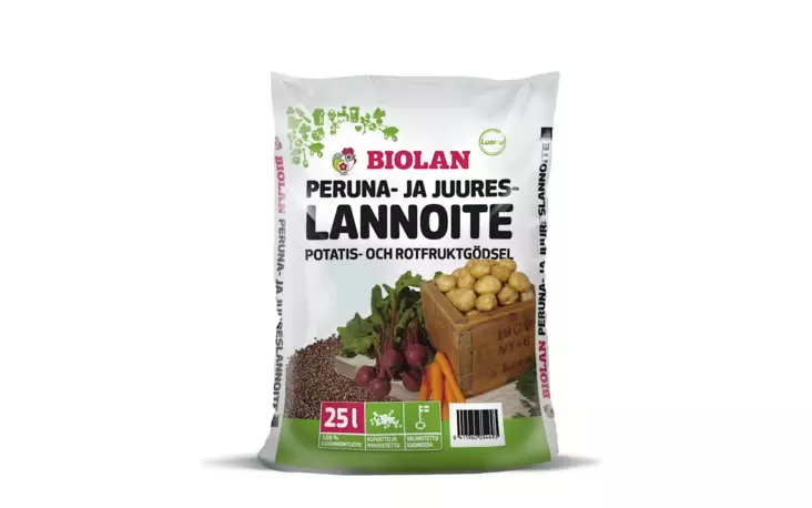Biolan peruna ja juureslannoite 25L - Puutarhalannoitteet - 6411960054493 - 1