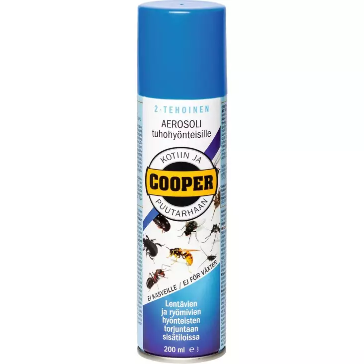 Cooper aerosoli 200ml - Kodin tuholaiskarkoitteet - 6414504190183 - 1