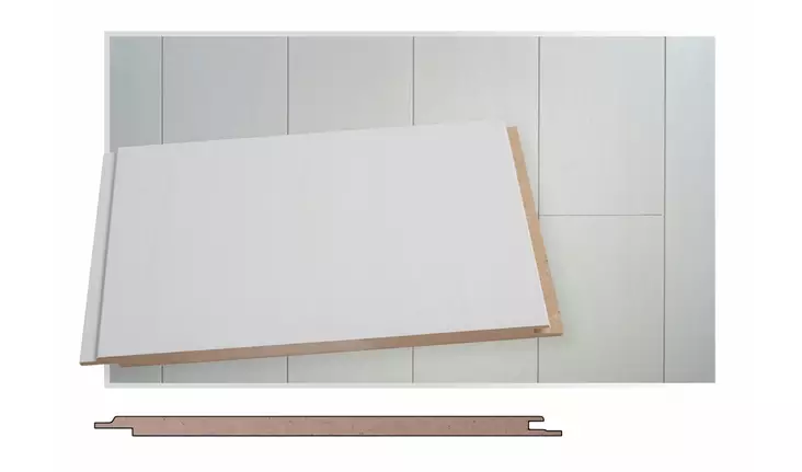 Kattopaneeli Maler STP-0 Smart 8x195x2070 MDF mel valkokoivu - Puulevyt ja melamiinilevyt - 6418689110813 - 1