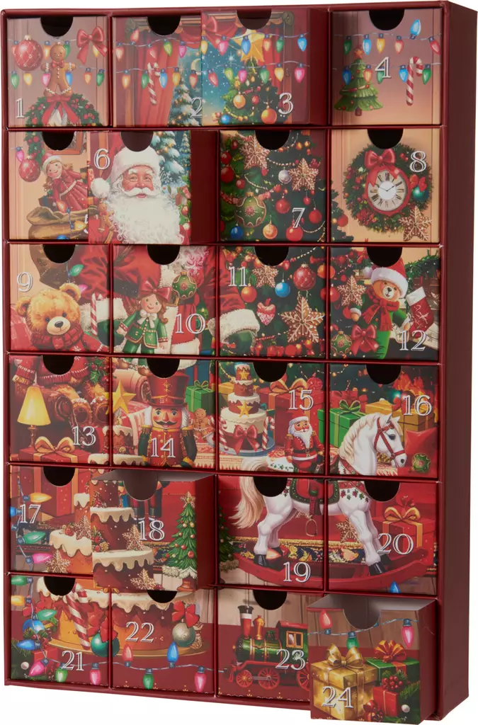 Adventtikalenteri 16x38cm - Joulu - 8721461069833 - 1