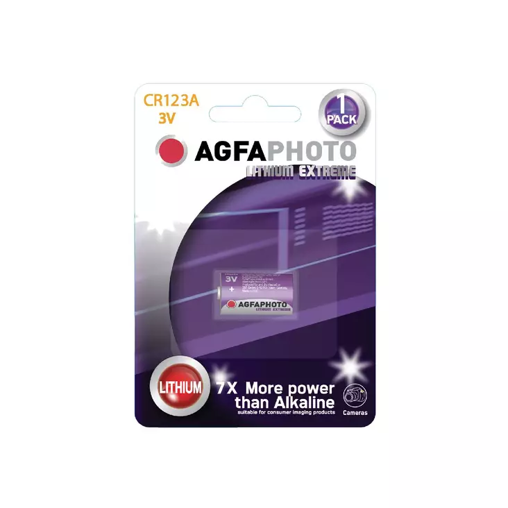 Agfaphoto lithium cr123a 1kpl - Sormiparistot - 4250175802633 - 1
