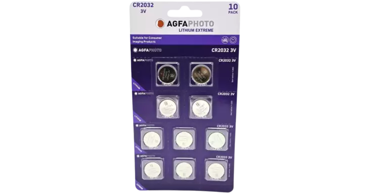Agfaphoto lithiumparisto 2032 10kpl - Nappiparistot - 4250175861593 - 1