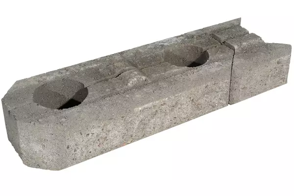 Aitakivi peruspari 560x200x100 harmaa - Pihakivet ja laatat - 6438256058713 - 1