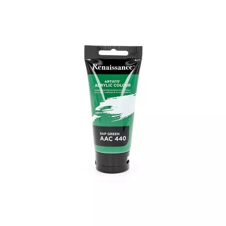 Akryylimaali 75ml Sap Green AAC 440 - Valmisvärit - 8851907234423 - 1