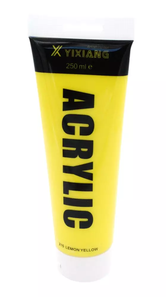 AKRYYLIVÄRI KELTAINEN 250ML - Muut askartelutarvikkeet - 6420616790753 - 1