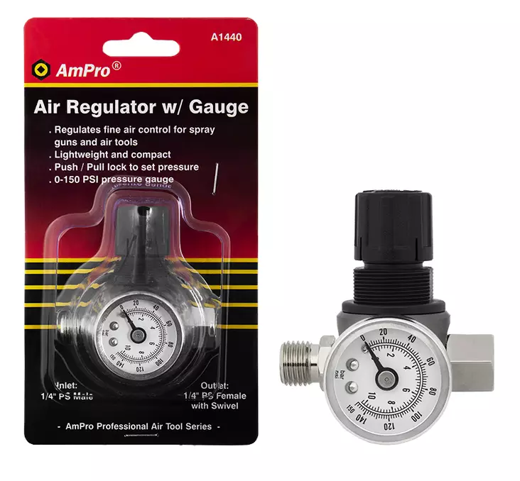 Paineensäädin mittarilla -paineilma - Paineilmatarvikkeet - 795609014403 - 1